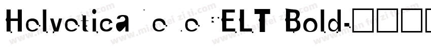 HelveticaNeueCELT Bold字体转换